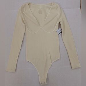 Free People Cream Textured Fabric